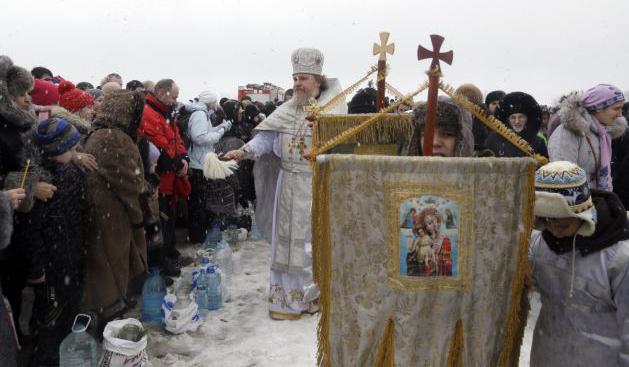 how to celebrate Epiphany in Russia