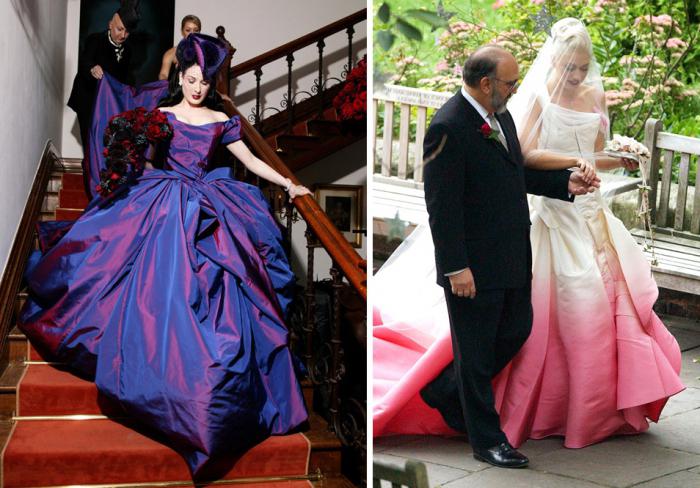 las más inusuales de vestidos de novia