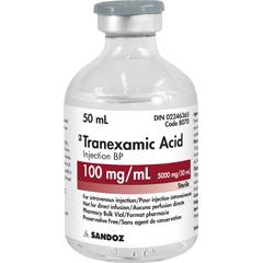 tranexamic酸中の月経