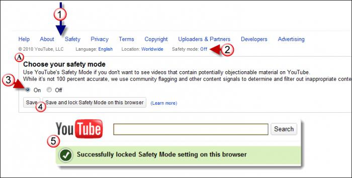 jak wyłączyć tryb bezpieczny w youtube