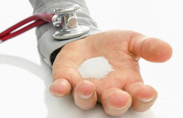 die Norm des Konsums des Salzes pro Tag für den Menschen