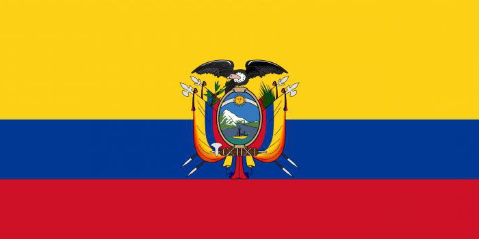 o valor da bandeira do Equador