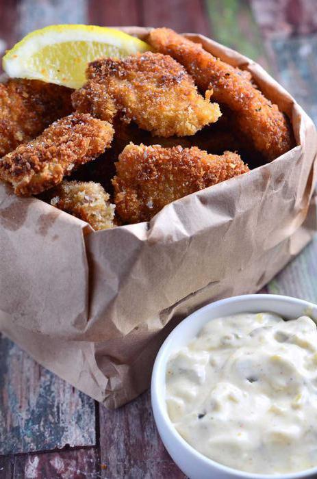 nuggets with Tartar sauce