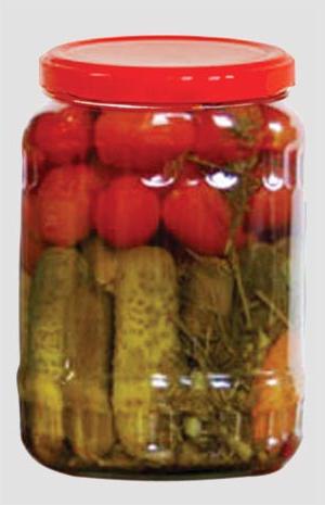 рецепт асорті помідори і огірки
