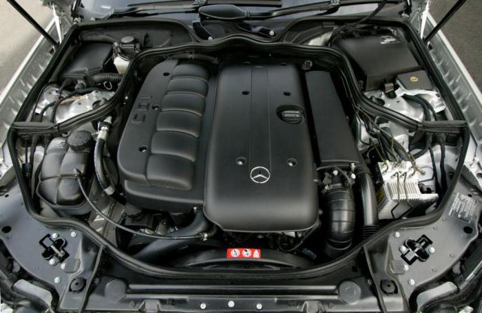 the operating temperature of the diesel engine Mercedes