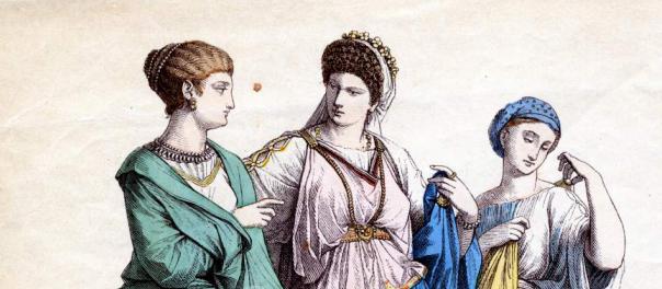 die Kleidung der Römer Foto