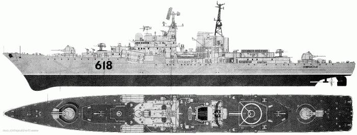 现代的驱逐舰项目956