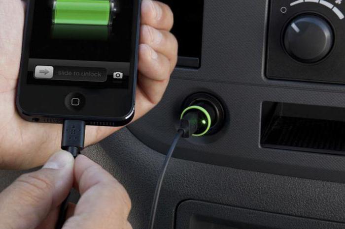 Car charger for "IPhone" 5