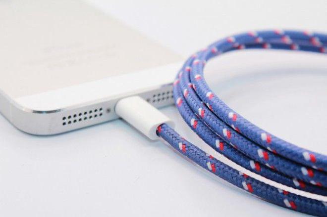 Cord for charging "IPhone" 5