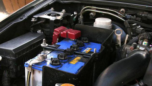 Serviced car batteries