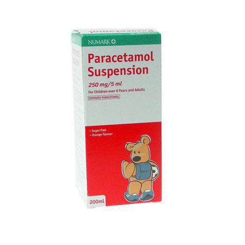 dosagem de paracetamol filhos