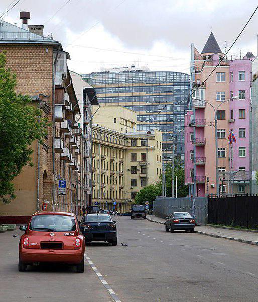 die kürzeste Straße Moskaus nach dem Titel