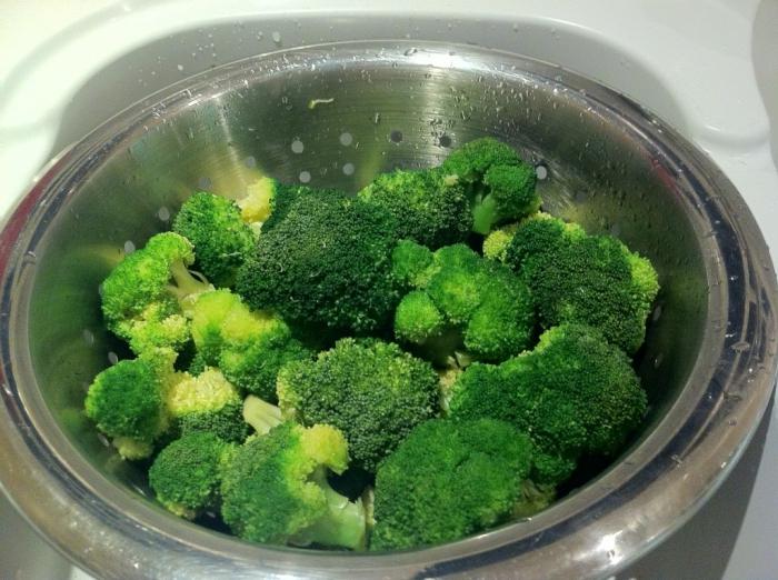 lahana, brokoli, gibi pişirme