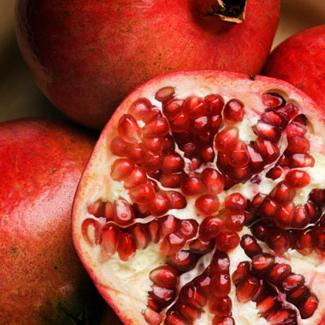 eat the pomegranate seeds