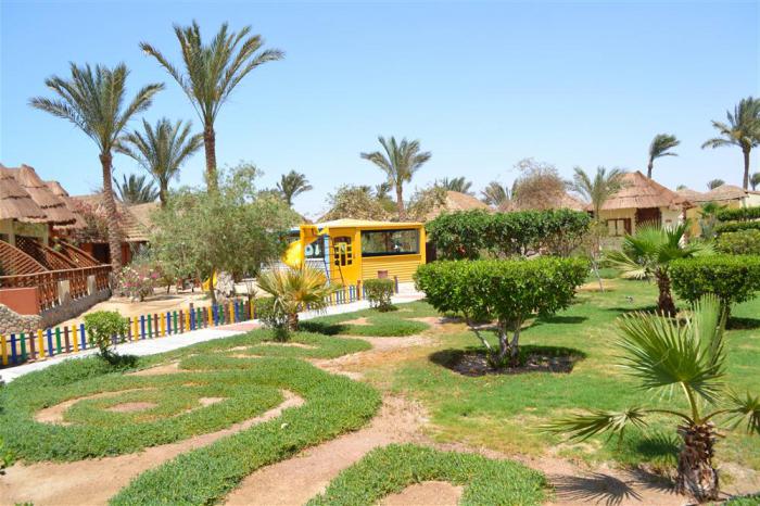 全景的别墅度假村gouna4埃及