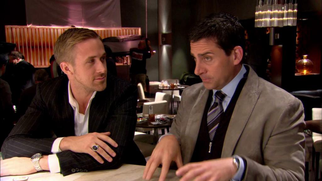 Ryan Gosling and Steve Carrell in the movie &quot;That stupid love&quot;
