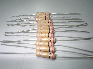 os valores de resistências, linhas de denominações de resistores, padrão classificações de resistores
