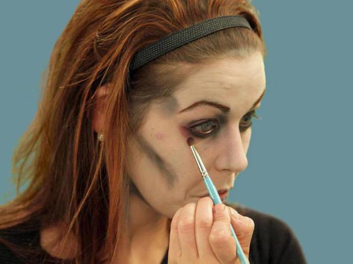 maquillaje de zombie foto