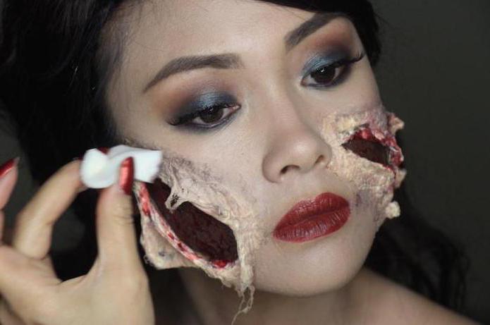 cómo hacer que el maquillaje de los zombies