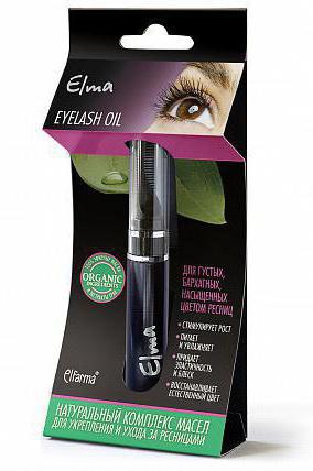 elma तेल eyelashes और भौंहों के लिए समीक्षा