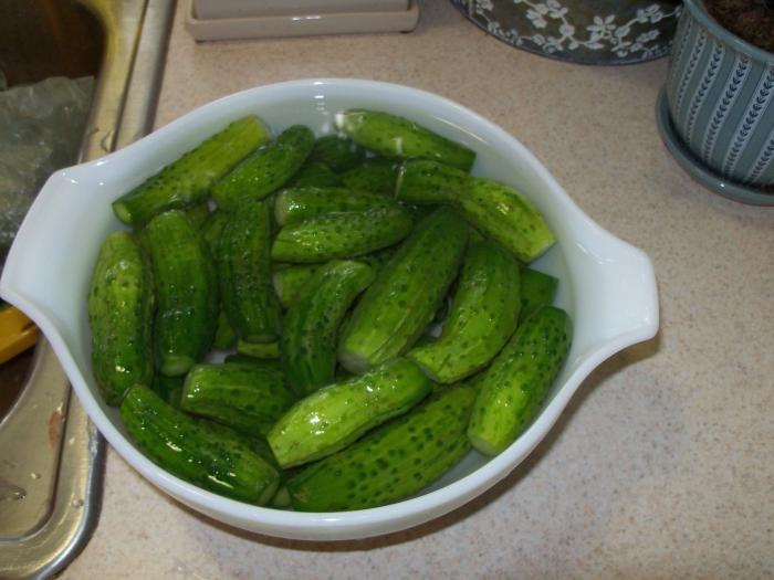 Recipe of the cold pickling cucumbers