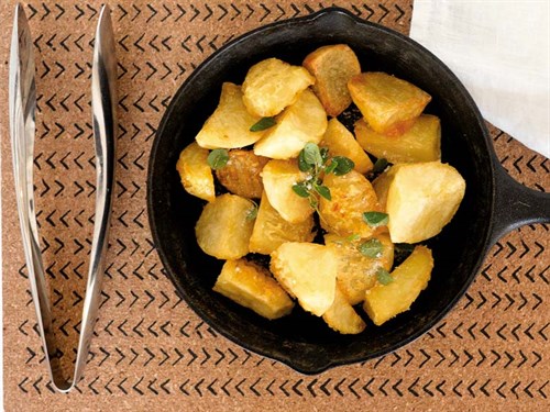 Potatoes with duck fat