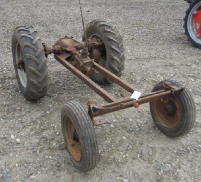 mini tractor improvisado