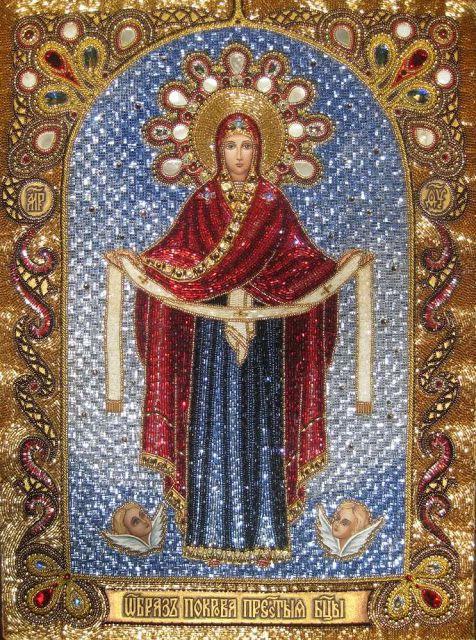 wstawiennictwem Najświętszej maryi Panny ikona