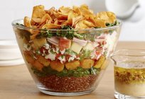 Basit puf salata: en iyi yemek tarifleri