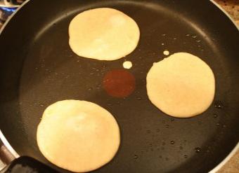 recipe for pancakes milk eggs flour
