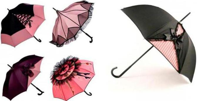 guarda-chuva de forma incomum