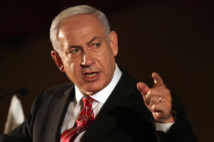 der Premierminister Israels Benjamin Netanjahu