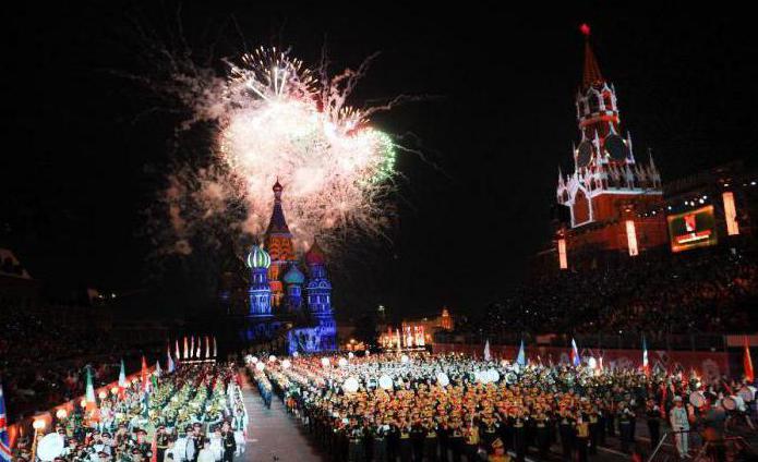 what event coincides with the festival Spasskaya tower