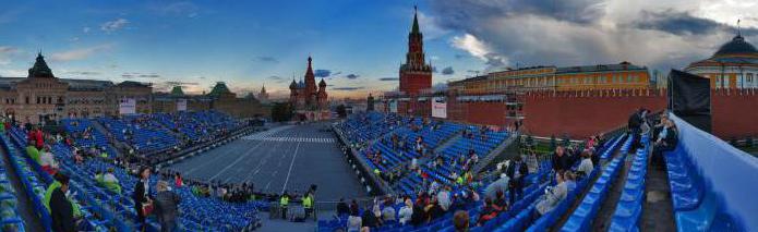 a praça vermelha, o festival torre spasskaya