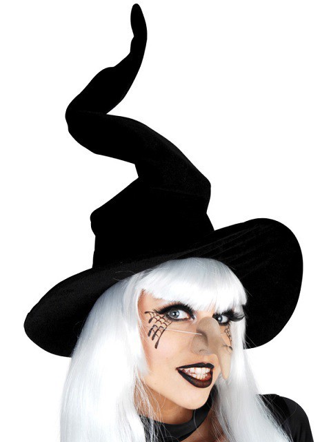 obraz czarownicy na halloween makijaż