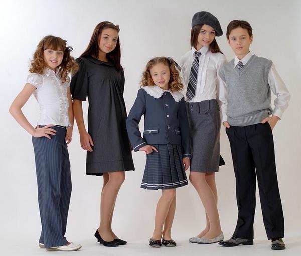 the production of school uniforms