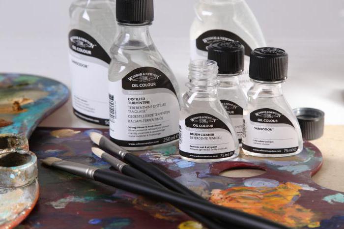 what is the solvent for oil paints