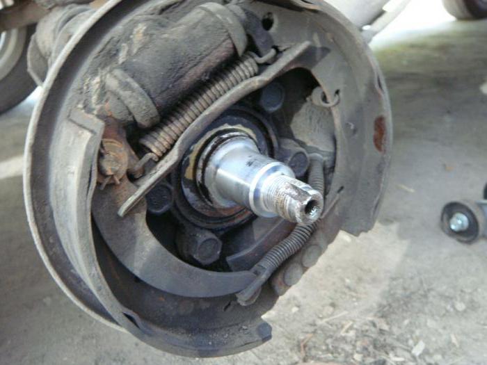 VAZ 2114 replacement of the wheel bearing
