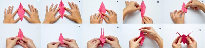 how to make a Japanese crane