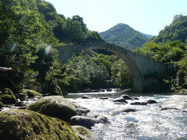 旅游景点巴统瀑布