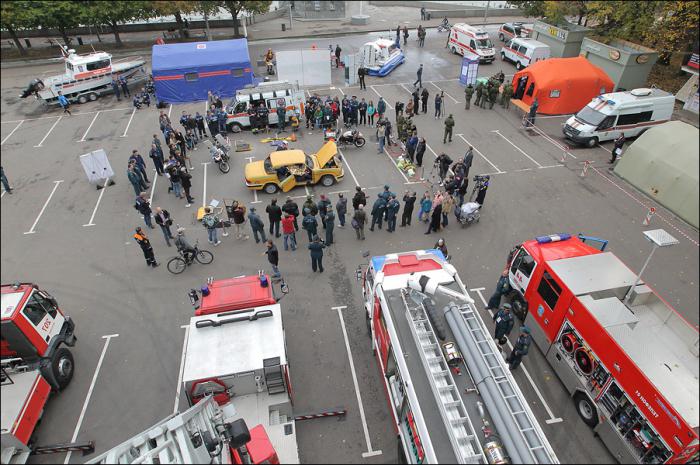 civil defense day of the Ministry of Emergency Situations exercises