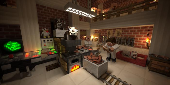 how to eat food in minecraft