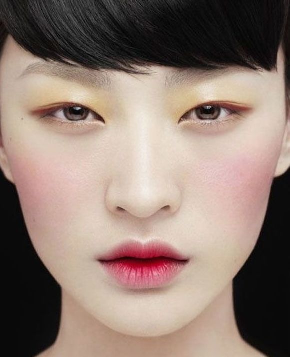 japonês maquiagem dos olhos