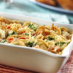vegetable casserole with stuffing