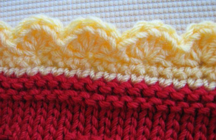 crochet schematic border