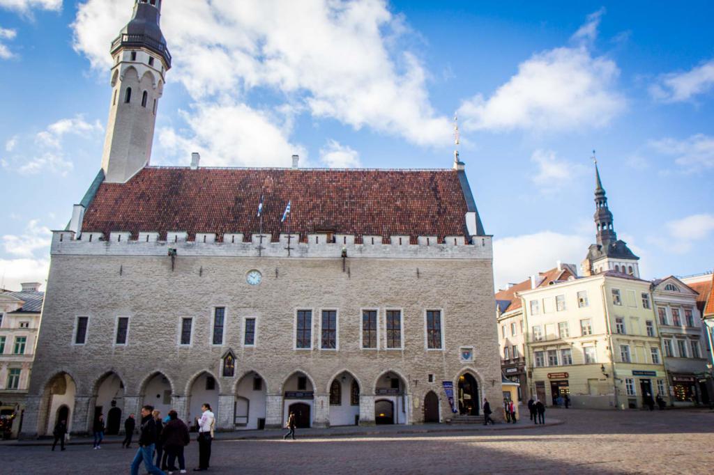 town hall square in Tallinn