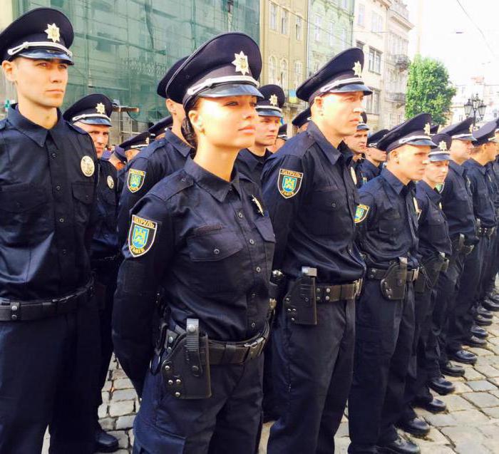 das Gesetz der Ukraine über die Polizei
