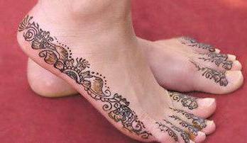 tatuaż indyjskie wzory