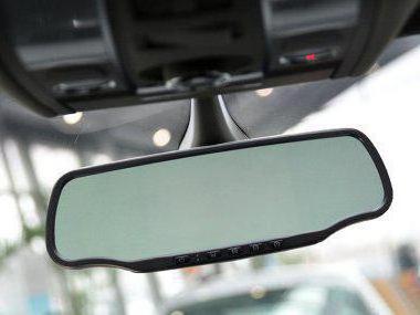 rear view mirror with DVR and radar