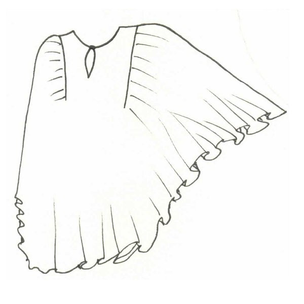 wzór siatkówki sukienki tuniki